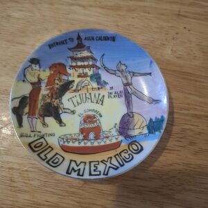 Old Mexico Souvenir Plate